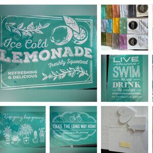 7- Templates Chalk Couture Stencils Limited Edition Monthly Subscriptions RARE